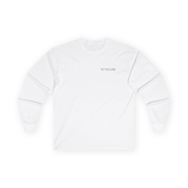 NUVELLISE Signature Long-Sleeve T-Shirt – White