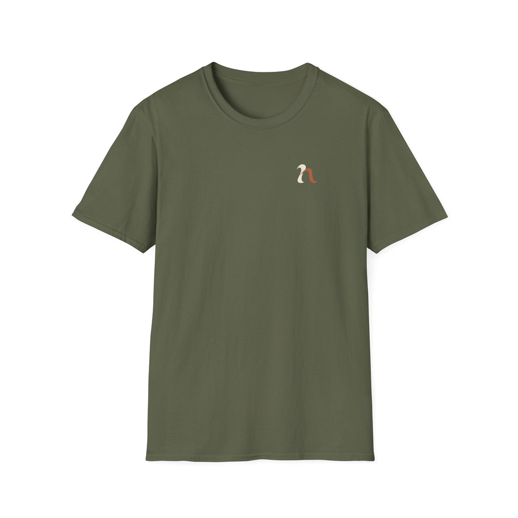 NUVELLISE T-shirt Flow Essential – Vert olive