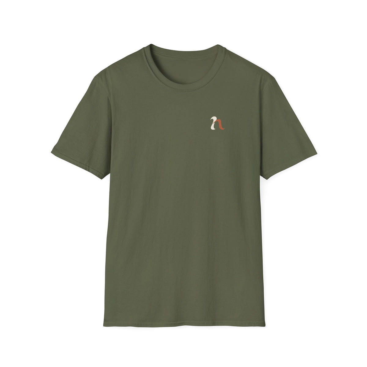 NUVELLISE T-shirt Flow Essential – Vert olive
