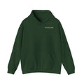 Forest green NUVELLISE Flow Hoodie with hood and graphic Flow design