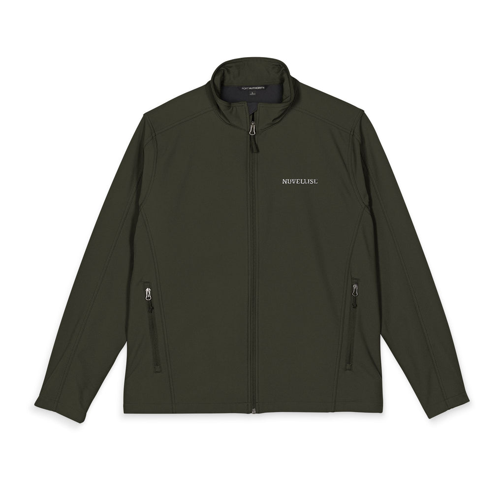 NUVELLISE Signature Softshelljacke – Waldgrün